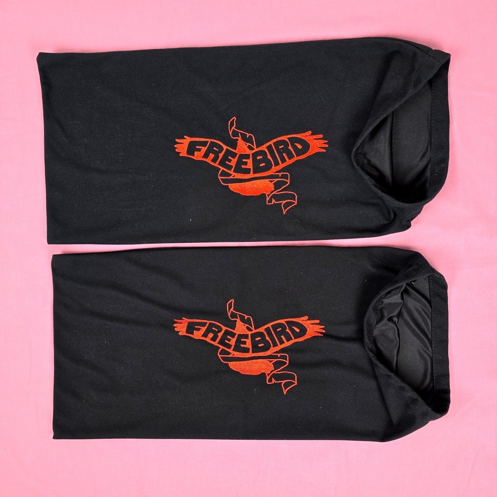 Freebird by Steven Boot Dust Bags‎ Set of 2 Black Red Logo Storage Bags 24x12